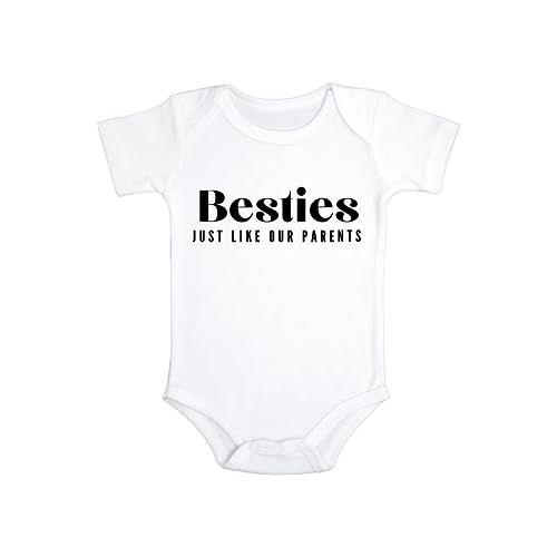 Best Friends Baby Bodysuit |Friends like our Parents Jumpsuit | Best Friends Gift | Toddler Shirt (Only 1 Bodysuit or Shirt)