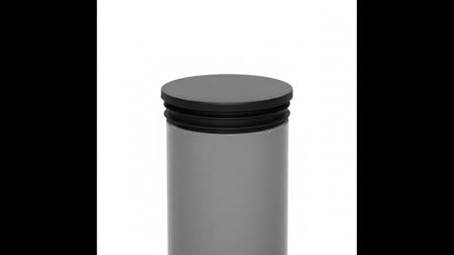 Image of Flyshop 8 Pack Black Plastic Hole Plug Round Tubing End Cap Chair Glide Inserts 70 mm, 2-3 /4 inch