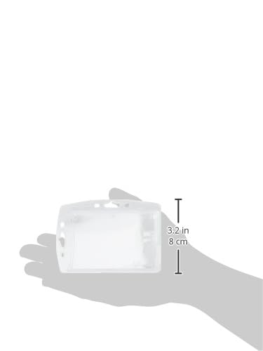 Durable Doppelbox für 2 Betriebs-/Sicherheitsausweise im Format 54 x 85 mm, Packung à 10 Stück, transparent, 892419
