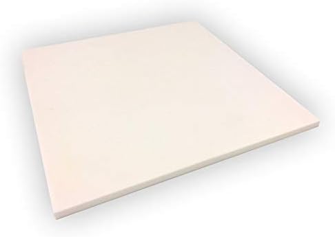 Alumina Silicate Plate, 0.25"H x 9.5"W x 9.5"L, Each