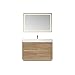 VINNOVA Huesca Bathroom Vanity, North American Oak