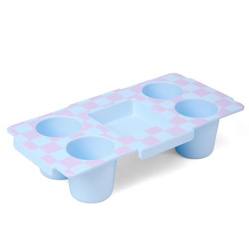 BOGG BAG Top o the Bogg to Ya Removable Tray Topper for Large Tote Durable Washable Snack or Drink Station Beach Pool Boat Sports (Checker Out)