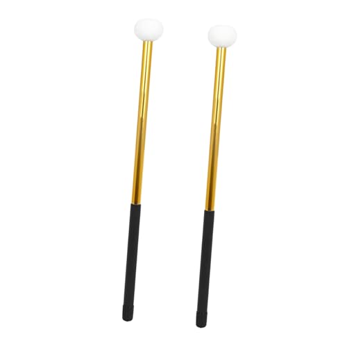 Baquetas profesionales Abaodam con cabeza de fieltro y aleación para percusión, duraderas, para batería, snare, jazz y tambores de marcha, agarre suave y uso versátil miniatura 6