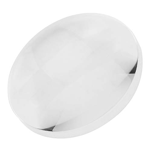 Konvexe Linse aus optischem Glas, Runde Cabochons Flache Rückseite Glaskuppel Konvexe Linse K9 mit 30 mm Durchmesser, für DIY-Vergrößerungslinsen Experimentelle Linse für physikalische Optik