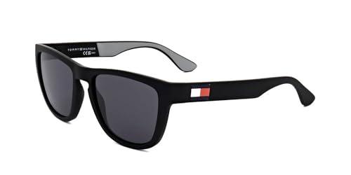 Astuccio ptotettivo incluso Occhiali da Sole Tommy Hilfiger TH 1557/S 08A BLACK GREY 54/19/140 Uomo