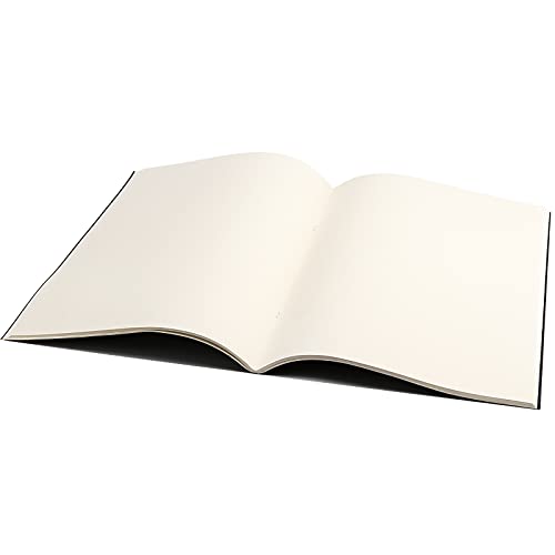 KOHAND 6 Pack A3 Sketchbook, Black Soft Cover Sketchbook, 20 Sheets/40 Pages 120 GSM Blank Paper Sketch Book for Sketching, Writing, Scrapbooking, 420 x 297mm - Image 4