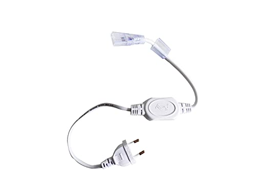 YASTA Alimentatore Raddrizzatore Striscia LED 220V | Cavo Connettore 2 Pin 10mm Plug and Play | Spina Europea per Strip LED Flessibile SJ-630