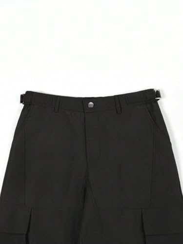 ZAFUL Mens Cargo Pants Loose Straight Outdoor Joggers Casual Street Y2K Baggy Sweatpants with Multi Pockets4