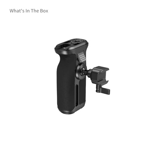 Image of SmallRig Push-Button Rotating Side Handle Kit, with Handgrip and Mini Side NATO Rail for Camera Cage