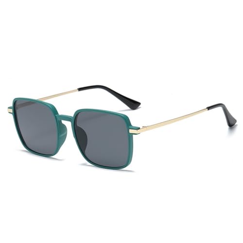 Gafas De Sol UV400 For Compras Deportivas Al Aire Libre For Hombres Y Mujeres Con Montura Metálica(Green)