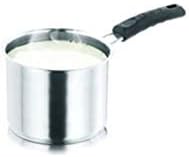 Sahishnu Online & Marketing Stainless Steel Milk Pan, Stainless Steel Milk Pot, Milk Pan Capacity :1.1 Ltr.,Size 14 cm