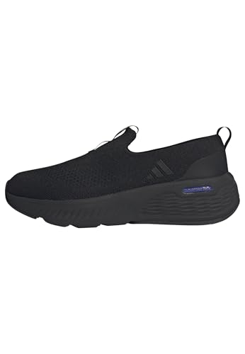 adidas Homme Cloudfoam GO Lounger Shoes, Core Black/Core Black/Lucid Blue, 40 2/3 EU