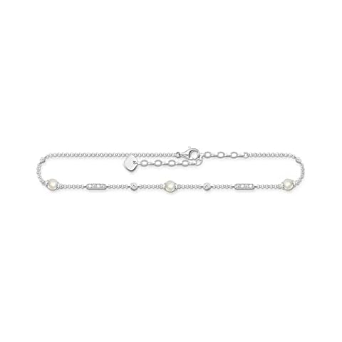 Thomas Sabo Elegant Pearl and Stone Anklet Cover