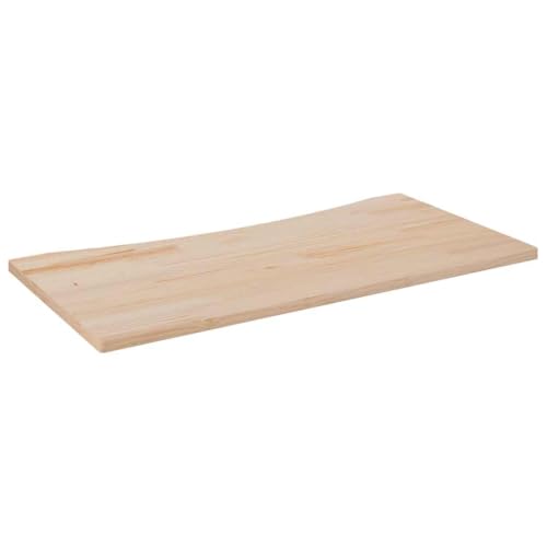 vidaXL Tablero de Escritorio Madera Maciza de Pino 100x50x2,5 cm, Superficie de Escritorio, Tablero de Mesa, Tablero de Mesa de Escritorio