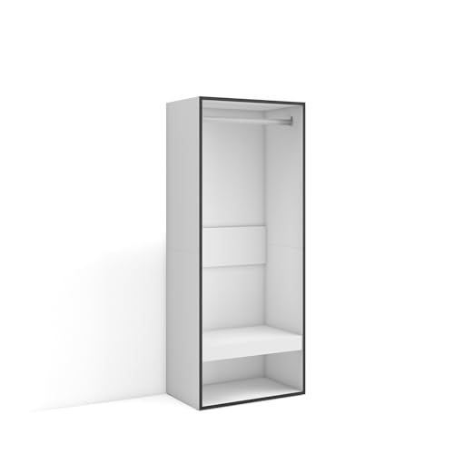 Armarios Dormitorio Blanco y Negro Marca Skraut Home