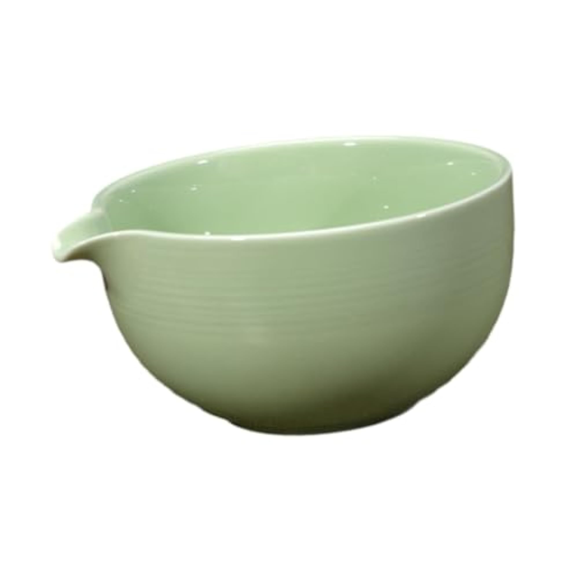 Ceramic Matcha Bowl with Spout for Tea Ceremony, Family Gift