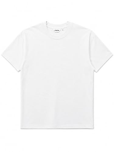 [KIGETSU] メンズ 半袖Tシャツ, クルーネック, 無地, 綿混生地, レギュラーフィット, カジュアル, 春夏