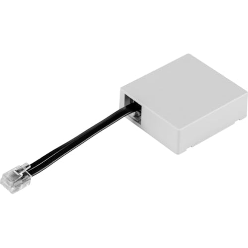 Hörmann Gateway HCP Adapter (zur Steuerung von Garagentor-Antrieben über Homematic IP Smart Homa System, inkl. Anschlussleitung, 51×47,5×16 mm) 4511626, weiß
