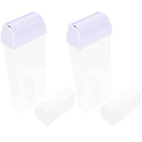 Abaodam Botellas para Cera Depilatoria Reutilizables, Tamaño Compacto para Viaje, Contenedores de Almacenamiento Prácticos y Ligeros, Accesorios Esenciales para Depilación Color Aleatorio