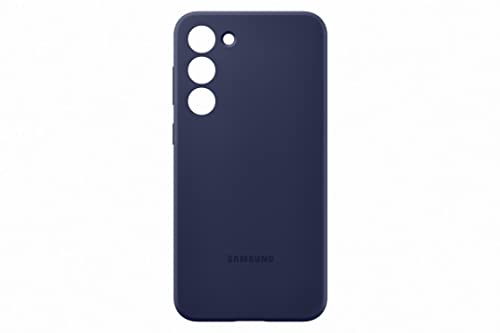 Samsung Silicone Smartphone Case EF-PS916 für Galaxy S23+, Handy-Hülle, Silikon, Kratzfest, Schlankes Design, Navy – Ansicht 6