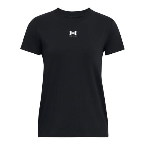 Under Armour Women's Rival Core Short Sleeve T Shirt3