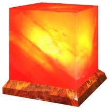 Mind,Body & Soul Natural Shape Himalayan Rock Salt LAMP for Healing, FENG Shui, VASTU & Home Decor Pack of 1 (Square Shape)-image-46
