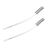 Luxshiny 2pcs Rolling Washing Machine Brush Flexible Cleaner Retractable Brush Dryer Cleaning Supplies