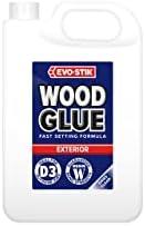 EVO-STIK Exterior Wood Glue - D3, Weatherproof, Extra Strong, Fast Setting, Suitable For All Wood Types, Dries Clear, 125ml