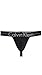 Calvin Klein Men's Underwear Focused Fit Thongs, Black, Large