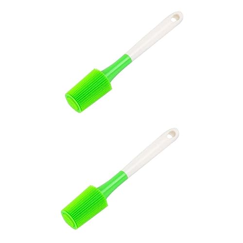 2 Pcs Silicone Bottle Brush Bottle Cleaning Brush Glass Washing Brush