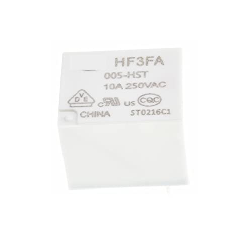 Relés de potencia HF3FA-024-HST 24VDC 4 pines y 10A 250VAC en pack de 5