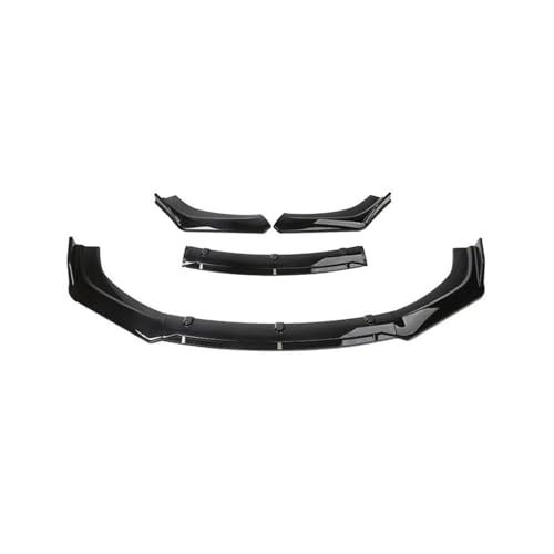 に適合する CR-Vアクセサリー 2012-2023用 3ピース フロントバンパー スプリットリップ ボディキット スポイラー ディフューザー デフレクター ASXWHL(小さな店)(Bright black)