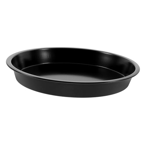 TOPPERFUN Teglia Pizza Rotonda Antiaderente Per Forno Vassoio Per Pizza e Torte Acciaio Al Carbonio Utile Per Cucinare Pane e Biscotti