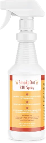 SmokeOut Odor Eliminator Spray for Smoke & Strong Odors &ndash; Commercial Strength, Fast-Acting...
