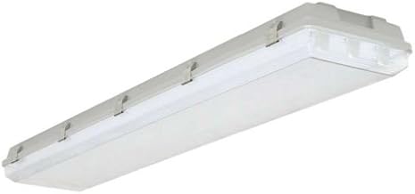 Vapor Tight/VaporProof Fluorescent 4' Fixture 4 Lamp T8