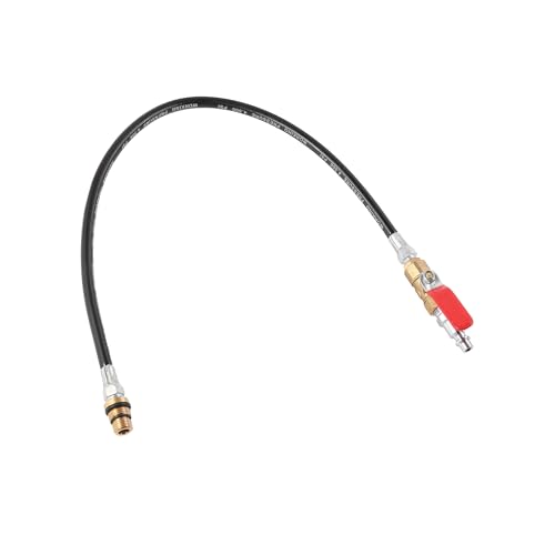 ACROPIX Engine Air Valve Holder Pressure Pipe W/Ball Valve for LS Engine Valve Spring Air Holder Stem Seal Removal M14 M12 Thread to 1/4 NPT Cylinder Leakage Test Assistant Set Car Parts