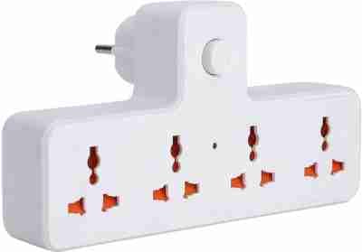 SP 4 Power Sockets Converter with Extension Board Universal Socket 4 Socket Extension Boards (White, 0 m)-image-32