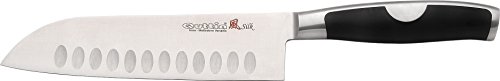 Imex El Zorro El Zorro 22105-D-Cuchillo santoku, INOX, Compuesto, Gris, 18 cm