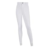 LeMieux Young Rider Jungen Sporthose - Weiß, weiß, 9-10 Jahre Schlank