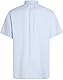 Tommy Hilfiger Herren Hemd Flex Poplin Solid Kurzarm, Blau (Sweet Blue), M