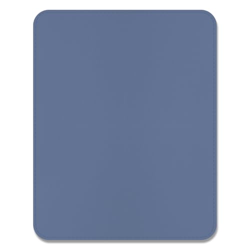 Tapis de souris lavable et imperméable en cuir avec bords cousus