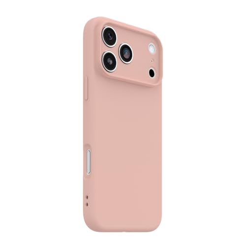 Image of OtterBox iPhone 17 Pro Max Figura Series Case - Rose Smoke Pink - Aesthetic, Silicone Phone Cases, Protective Minimalist Design, MagSafe iPhone Case with Camera Protection