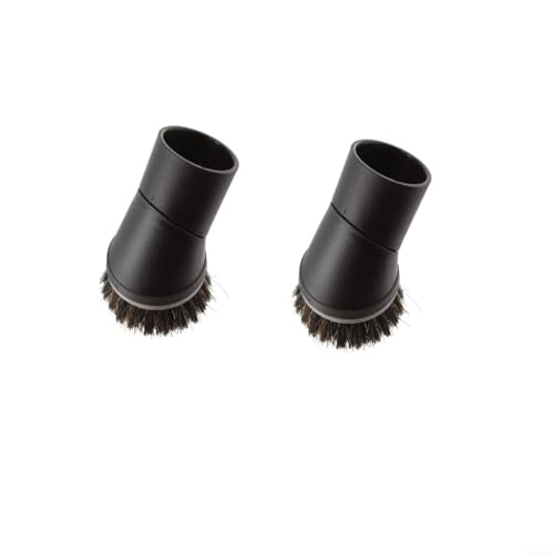 Lot de 2 brosses de meubles pour aspirateurs Miele C1 C2 C3 Compact et Classic Series avec raccord de 35 mm et poils en nylon pour le nettoyage domestique