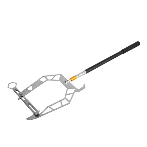 Abaodam Adjustable Length Dock Hook Stainless Steel Telescoping Ship Parking Tool Cable Wire Guiding Aid