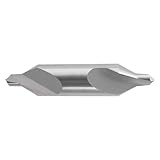 Cleveland C46263 High-Speed Steel Plain Combined Drill and Countersink, Uncoated (Bright) Finish, 0.125