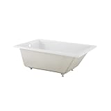 Swiss Madison Well Made Forever SM-DB570, Voltaire 60'x36' Acrylic Drop-in Bathtub, White