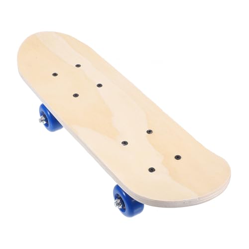 NOLITOY Tabla de Skate de Madera de Arce de 7 Capas en Blanco para Pintar, Patineta de Doble Cara para Principiantes, Material DIY para Manualidades Artísticas