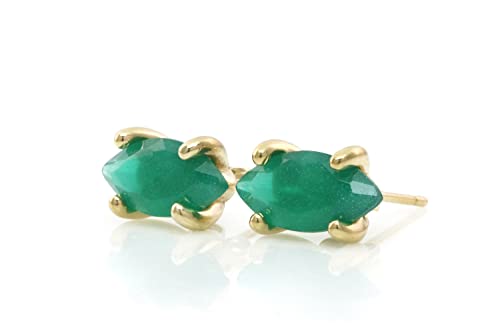 Boucles d'oreilles pierre verte marquise : le bijou délicat pour sublimer votre tenue de mariée