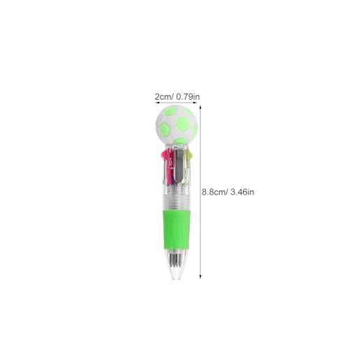 Bolígrafo de fútbol ergonómico con tinta de 4 colores para escolares 2