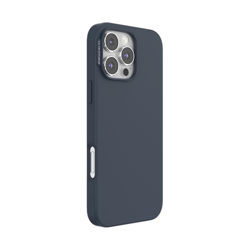 Image of PopSockets iPhone 16 Pro Max Case Compatible with MagSafe, Phone Case for iPhone 16 Pro Max, Wireless Charging Compatible, Case Only - Navy